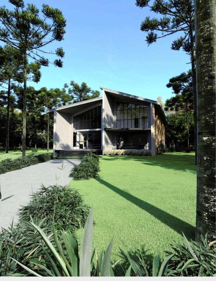 Casa térrea com jardim amplo